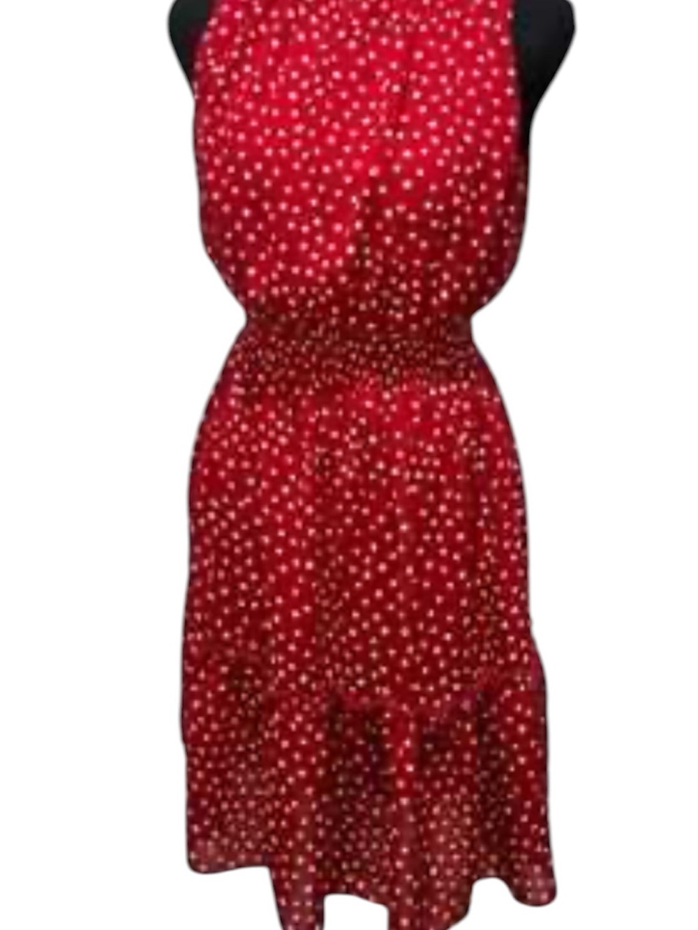 Kate and Lily Red Polka Dot Sleeveless Dress - Classic Summer Style size 6.P,334
